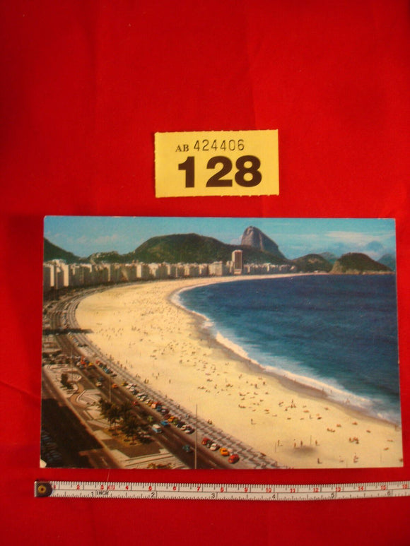Postcard - Rio De Janeiro - Copacabana and Sugar Loaf
