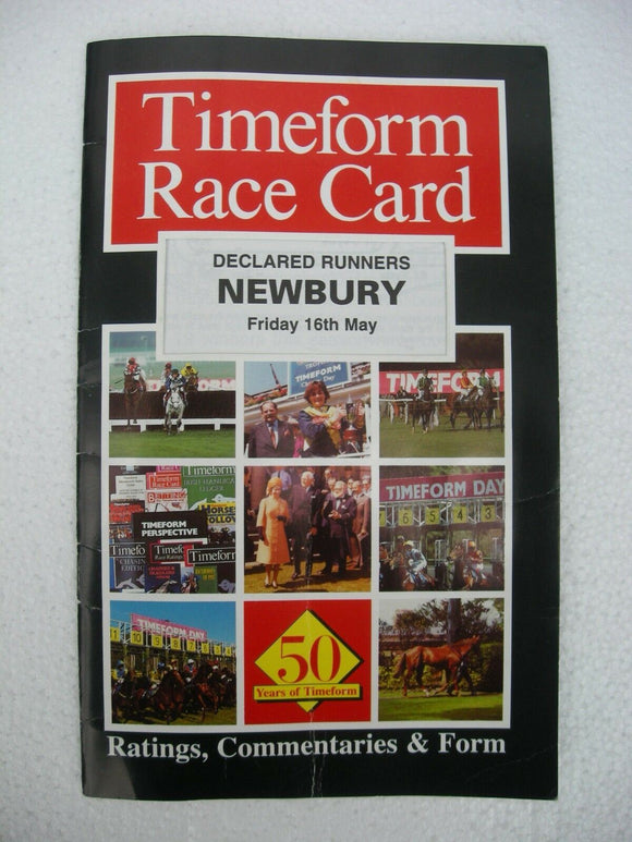 Horse racing - Timeform Race Card - Newbury - May 16 1997 -