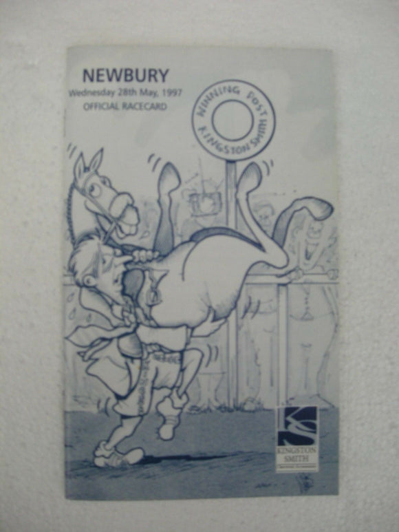 Horse racing - Race Card - Newbury - May 28 1997 -