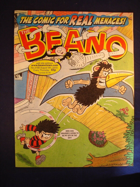 P - Beano Comic # 3186 - 9th August 2003  -