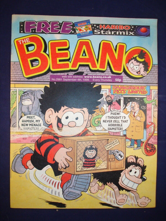 P - Beano Comic # 2981 - 4th September 1999  -