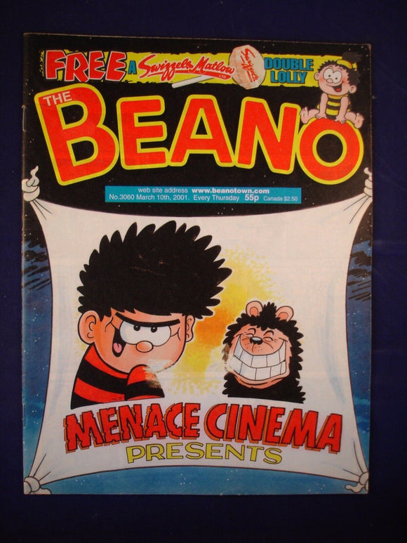 P - Beano Comic # 3060- 10th March  2001  -