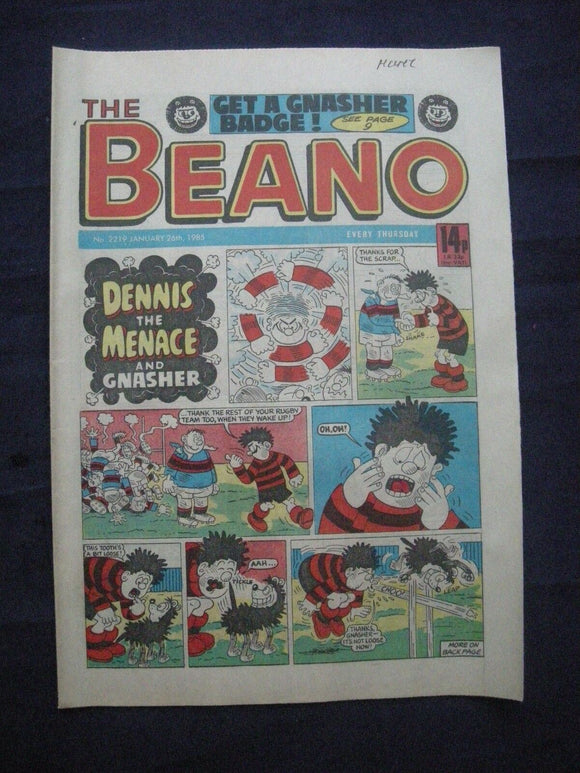 * Beano Comic - 2219 - January 26 1985