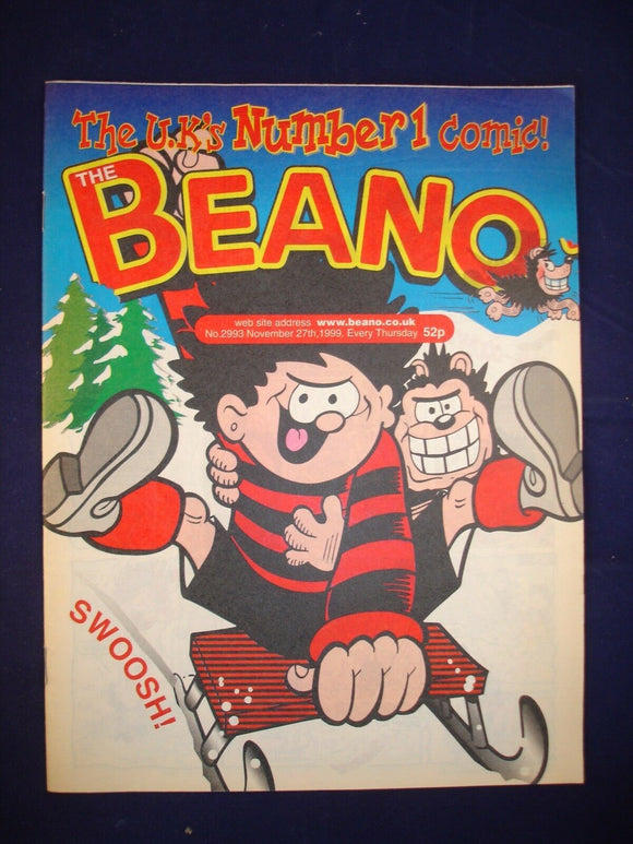 P - Beano Comic # 2993 - 27th November 1999  -