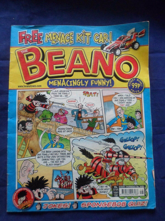 Beano Comic - 3428 - 19 April 2008