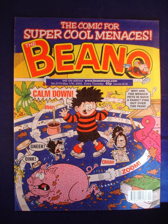 P - Beano Comic # 3174 - 17th May 2003  -