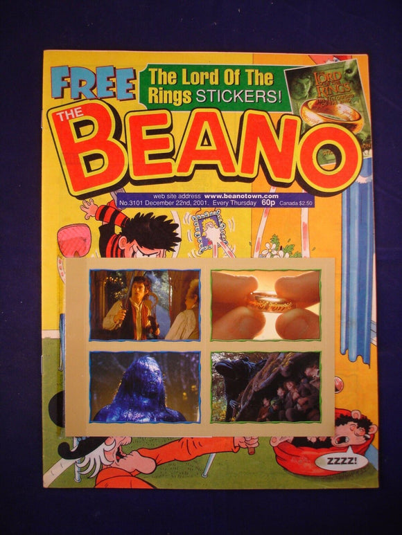P - Beano Comic # 3101 - 22nd December 2001  -
