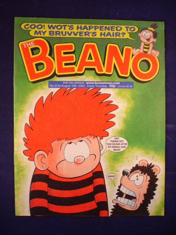 P - Beano Comic # 3134 - 10th August  2002