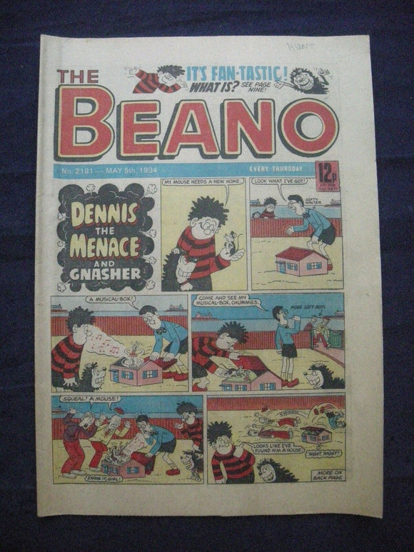 * Beano Comic - 2181 - May 5 1984