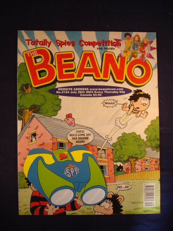 P - Beano Comic # 3184 - 26th July 2003  -