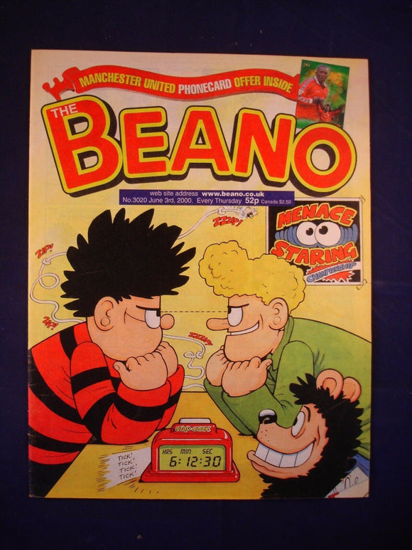 P - Beano Comic # 3020 - 3rd June  2000  -