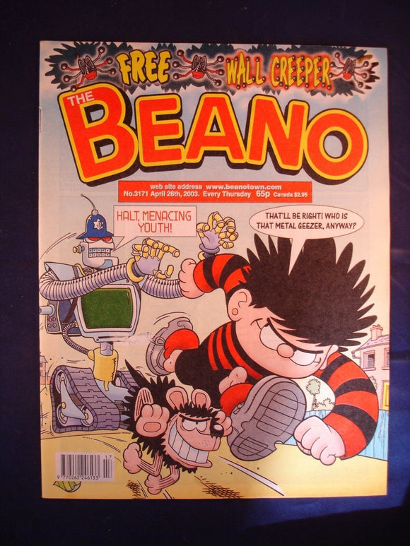 P - Beano Comic # 3171 - 26th April 2003  -