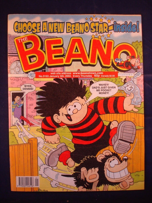 P - Beano Comic # 3103 - 5th January 2002