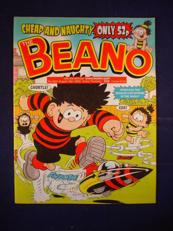 P - Beano Comic # 3031- 19th August  2000  -