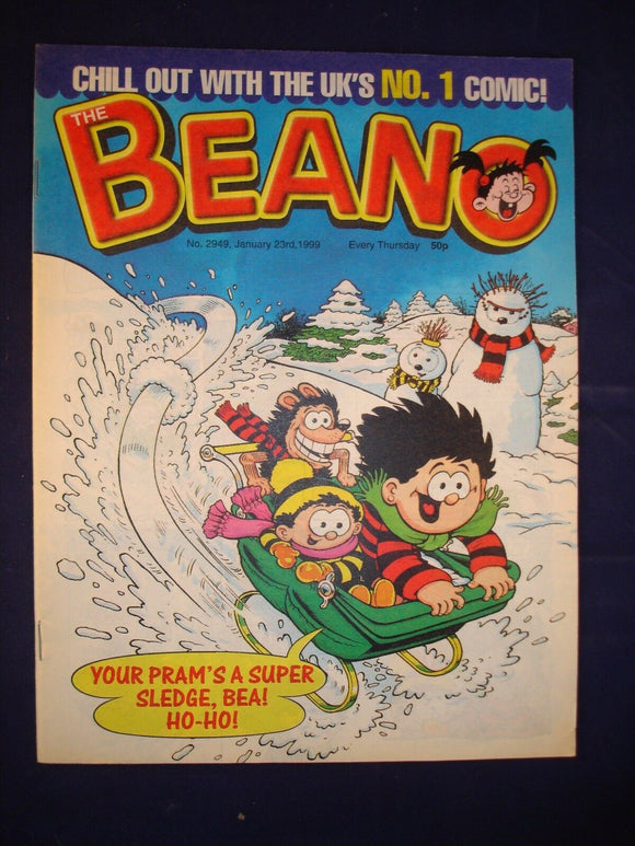 P - Beano Comic # 2949 - 23rd January 1999  -