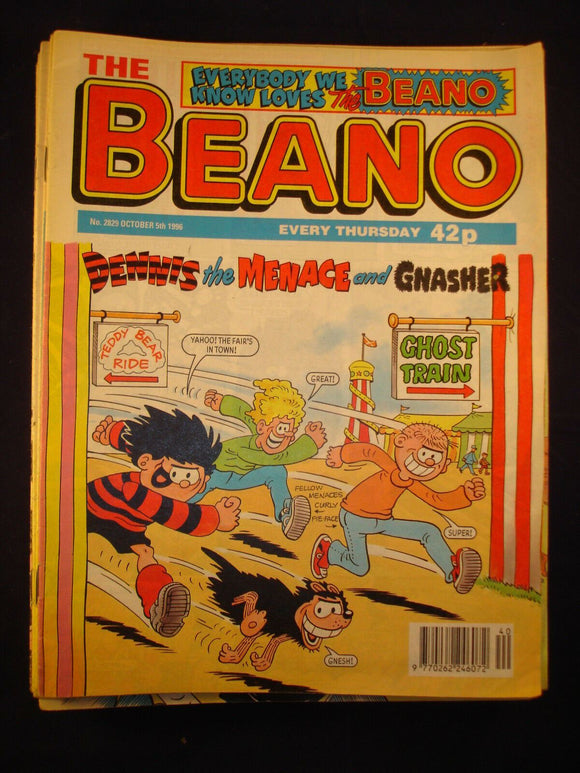 P - Beano Comic #2829  - 5th October 1996  -
