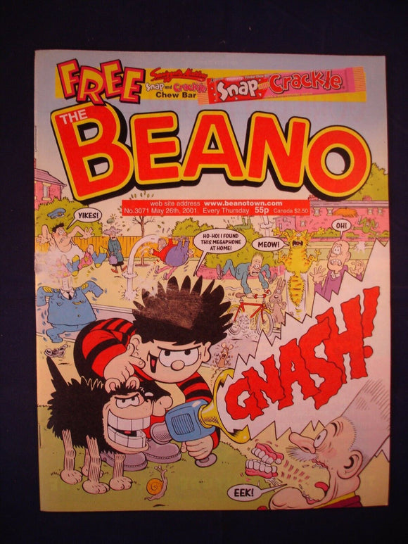 P - Beano Comic # 3071 - 26th May  2001  -