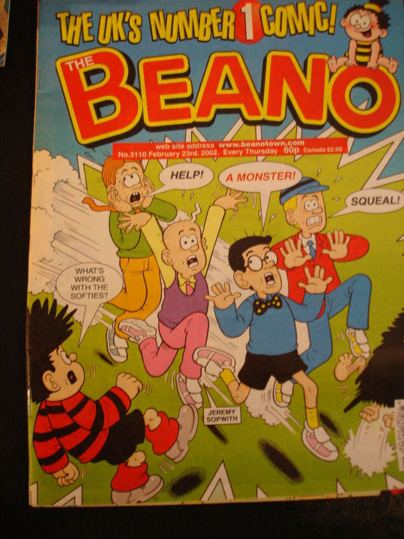 Beano Comic 3110 Feb 23 2002