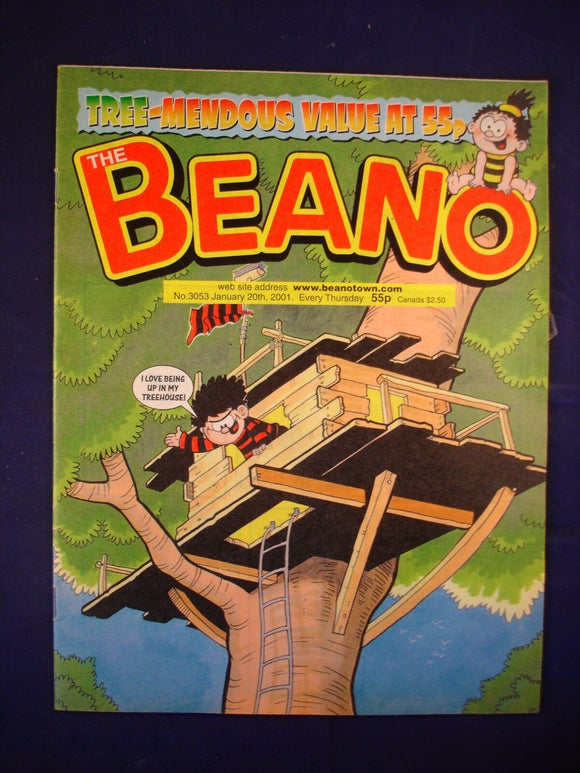 P - Beano Comic # 3053- 20th January  2001  -