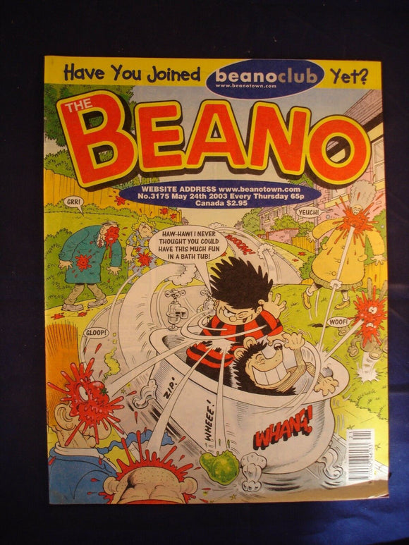 P - Beano Comic # 3175 - 24th May 2003  -