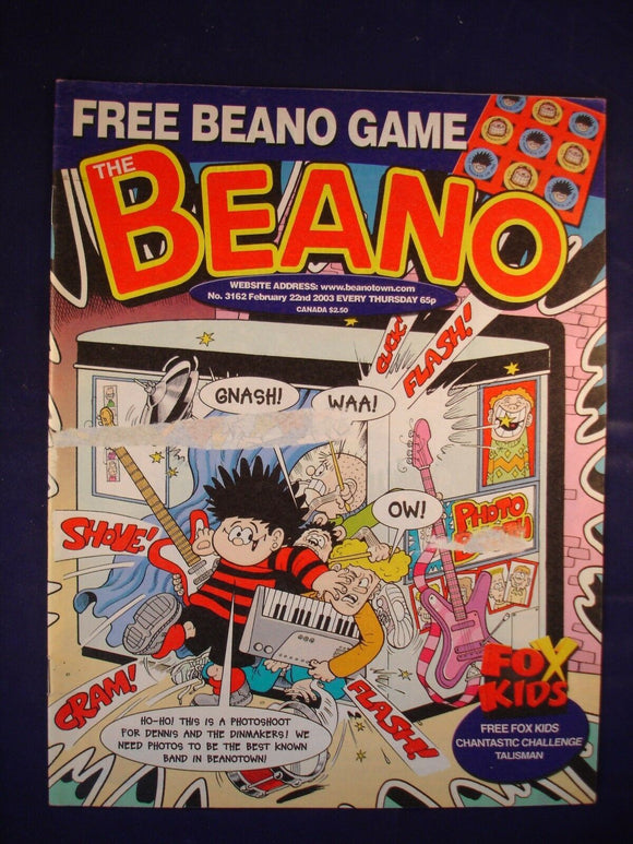 P - Beano Comic # 3162 - 22nd February 2003  -