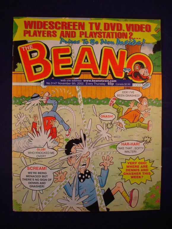 P - Beano Comic # 3147 - 9th November 2002