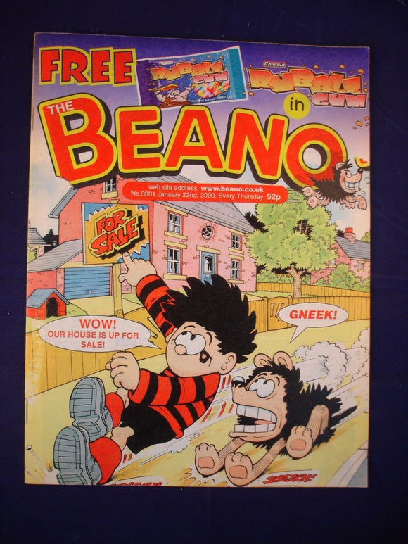 P - Beano Comic # 3001 - 22nd January 2000  -