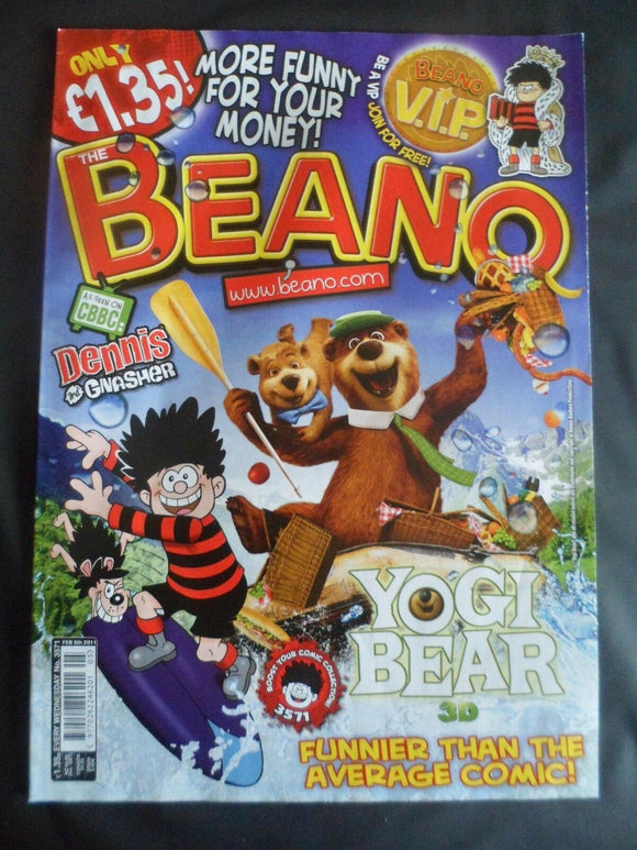 Beano  Comic - 3571 - 5 February 2011 - (Box W)