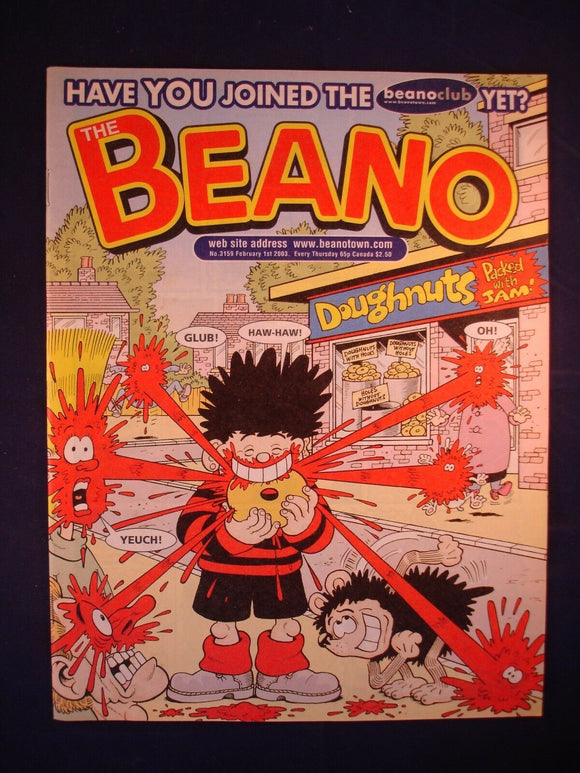 P - Beano Comic # 3159 - 1st February 2003  -