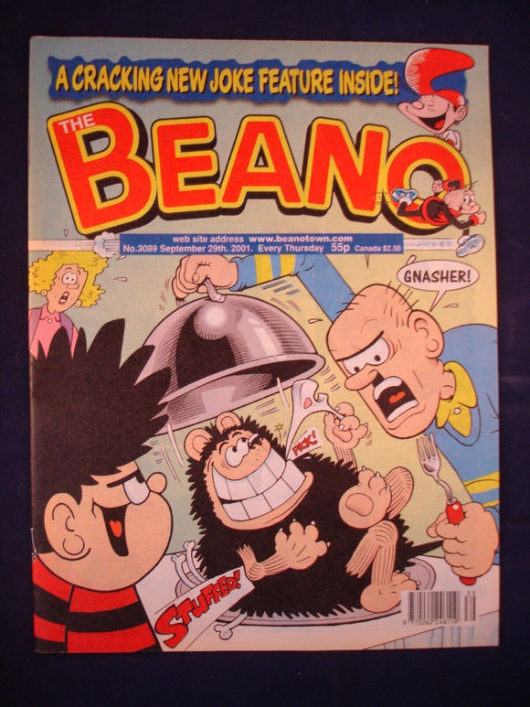 P - Beano Comic # 3089 - 29th September 2001  -