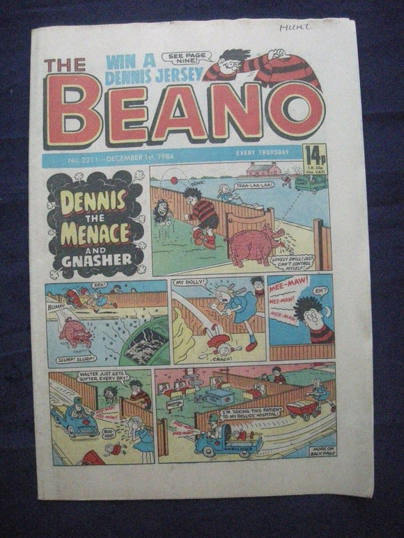 * Beano Comic - 2211 - December 1 1984