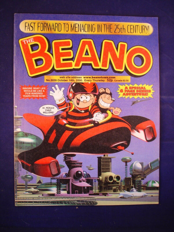 P - Beano Comic # 3039 - 14th October 2000  -
