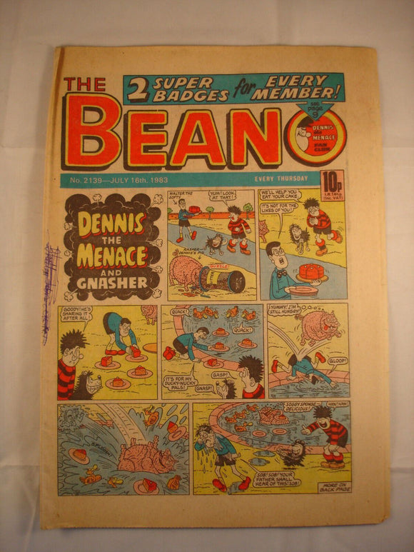 Beano Comic - 2139 - July 16th 1983