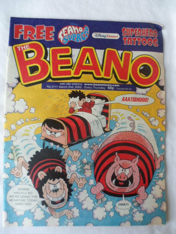 Beano British Comic - # 3111 - 2 March 2002