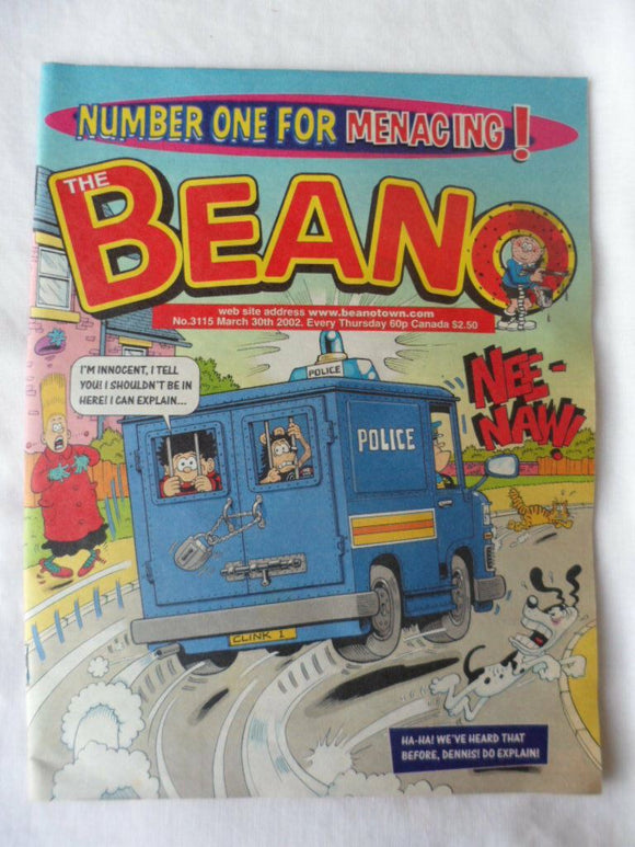 Beano British Comic - # 3115 - 30 March 2002