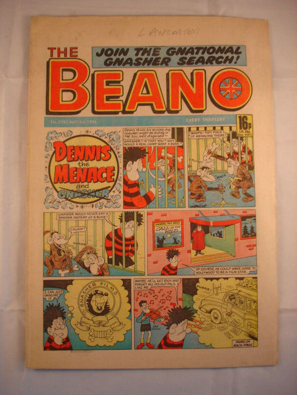 Beano Comic - 2285 - May 3rd 1986