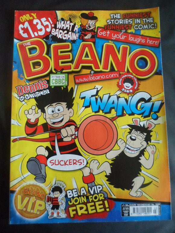 Beano  Comic - 3569 - 22 January 2011 - (Box W)