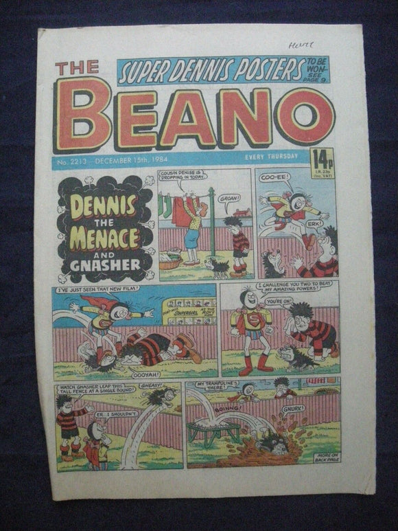 * Beano Comic - 2213 - December 15 1984