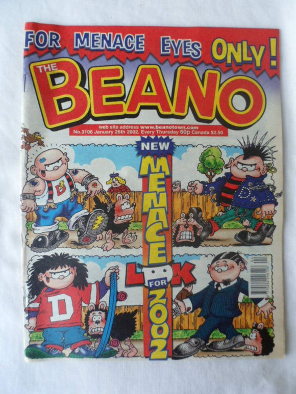 Beano British Comic - # 3106 - 26 January 2002