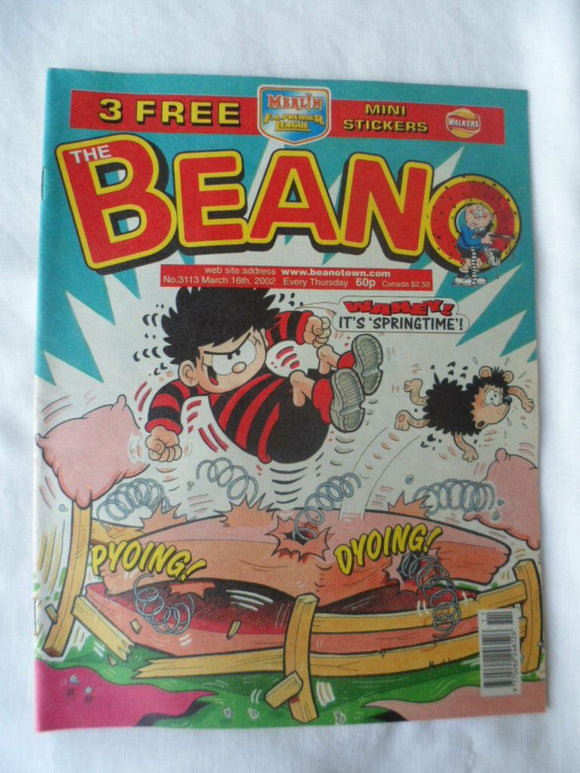 Beano British Comic - # 3113 - 16 March 2002