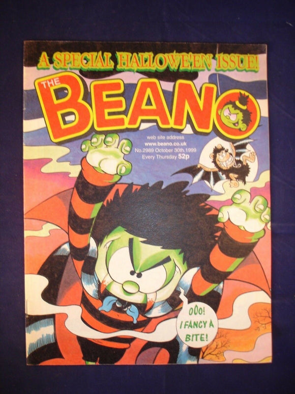P - Beano Comic # 2989 - 30th October 1999  -