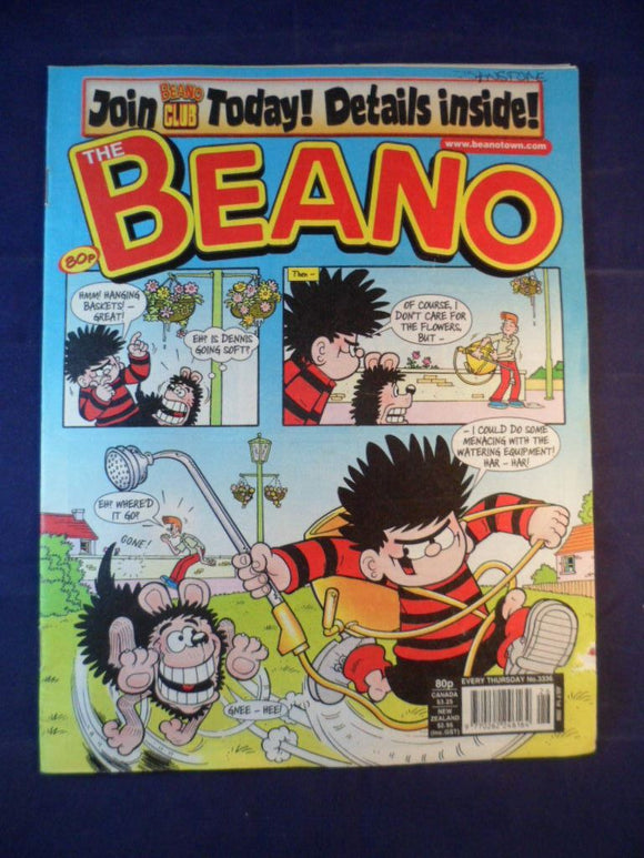 Beano  Comic - 3336 - 1 July 2006