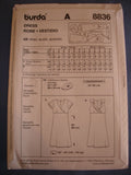 Burda 8836  sewing pattern Dress sizes european 34 - 44