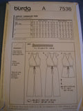 Burda Style 7536 sewing pattern Jumpsuit sizes european 36-48