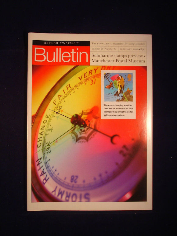 GB Stamps - British Philatelic Bulletin - Vol 38 # 6 - February 2001