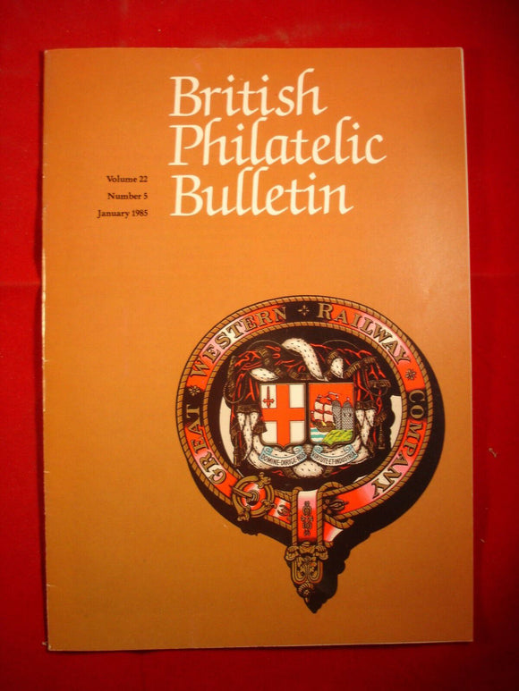 GB Stamps - British Philatelic Bulletin - Vol 22 # 5 - January 1985