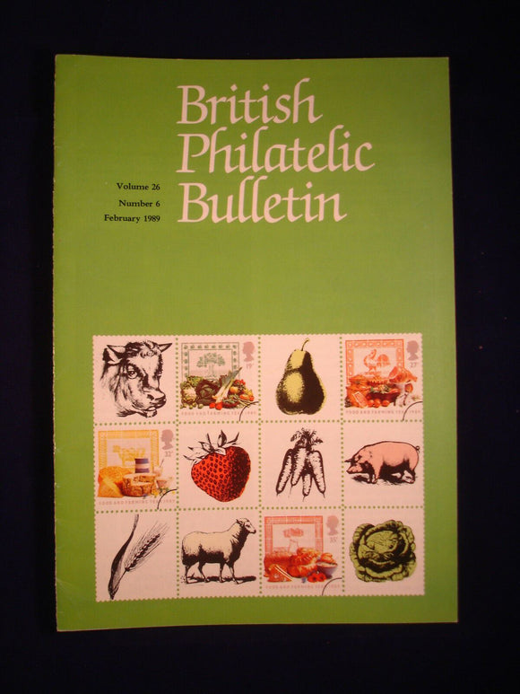 GB Stamps - British Philatelic Bulletin - Vol 26 # 6 - February 1989