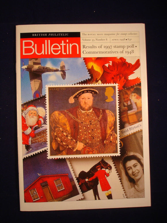 GB Stamps - British Philatelic Bulletin - Vol 35 # 8 - April 1998