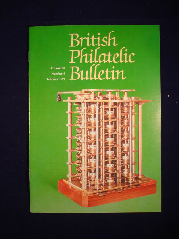 GB Stamps - British Philatelic Bulletin - Vol 28 # 6 - February 1991
