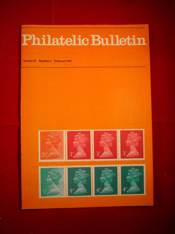 GB Stamps - British Philatelic Bulletin - Vol 19 # 6 - February 1982